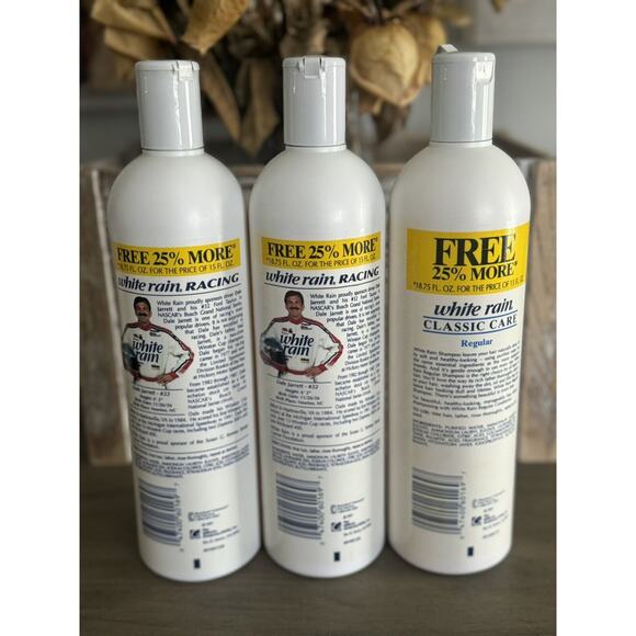 (3) Vintage 90’s White Rain Shampoo - Classic Care 18.75 Oz Each Special Edition - Picture 3 of 16